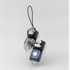 Cute Pup Light-Up Keychain - Black