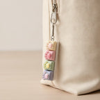 Mini Paw Pad Keychain - White Macaron Mix