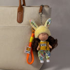 Mini Doll Keychain With Strap - Type 4