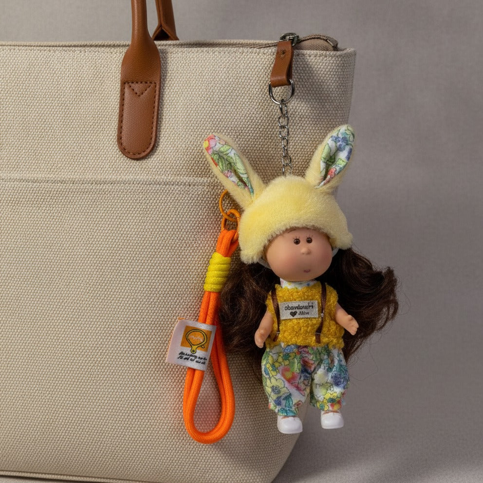 Mini Doll Keychain With Strap - Type 4