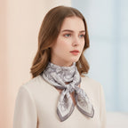Enchanted Garden Sketch Scarf - Taupe & Cream