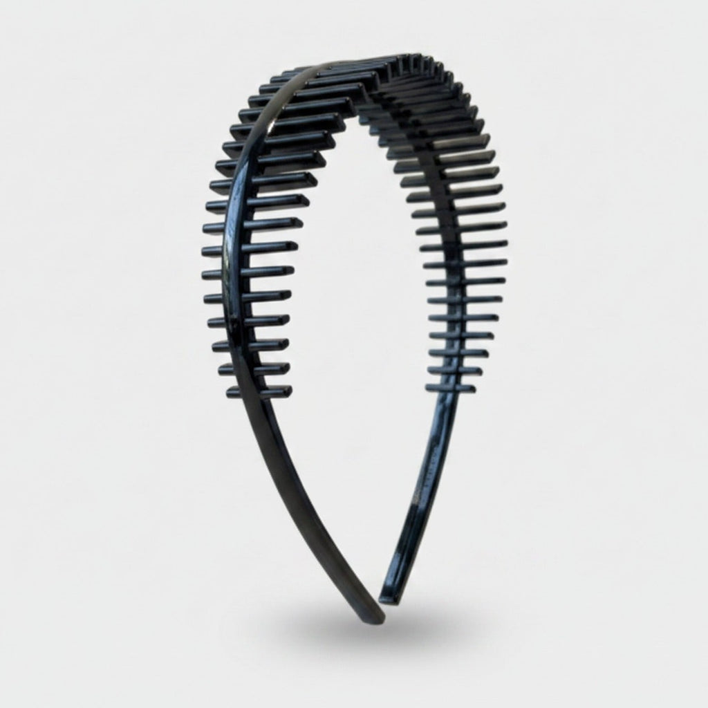Black Teeth Comb Headband Hair Accessory – hair accessories (view 1)