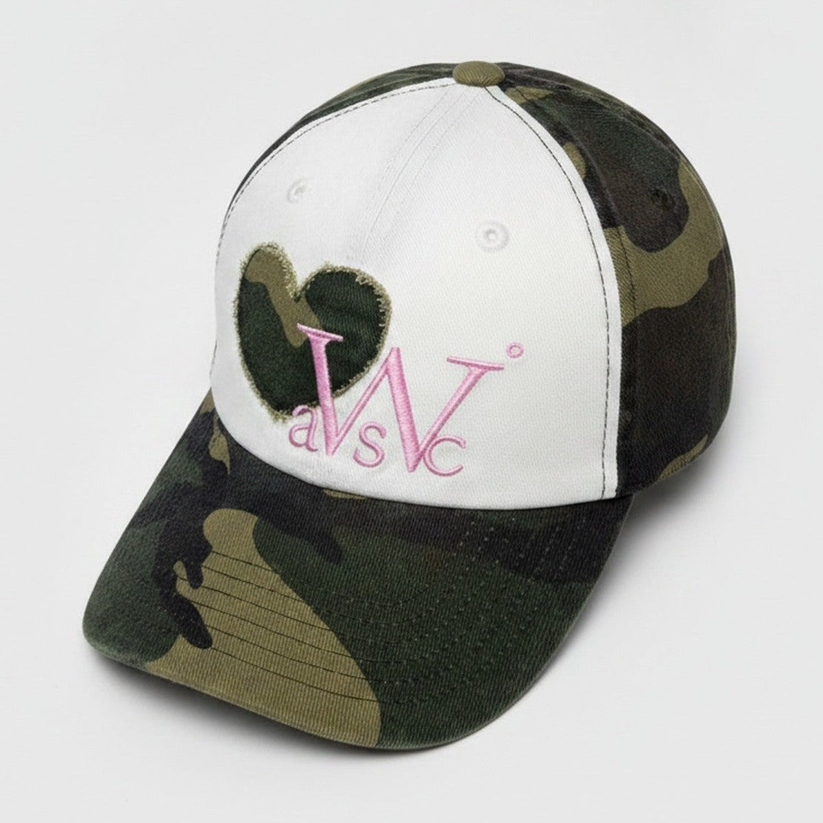 Heart Baseball Cap - Camo – apparel accessories (view 1)