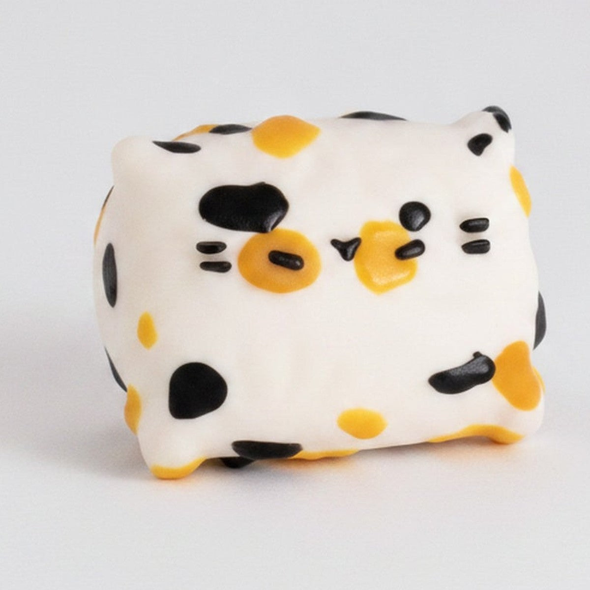 Kitty Cat Squishy Plush Toy - Cream & Gold