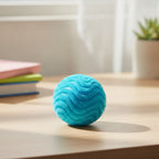 Smiley Face Spiky Squeeze Ball - Blue