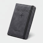 Black Passport Holder Travel Wallet With Elastic Band – bags & wallets (view 1)