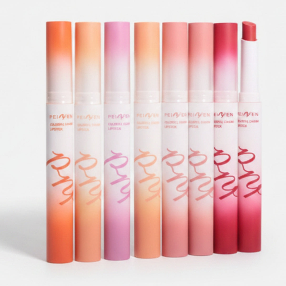 Colorful Gradient Lipstick Set - 6 Piece Collection – Korean beauty tool (view 1)