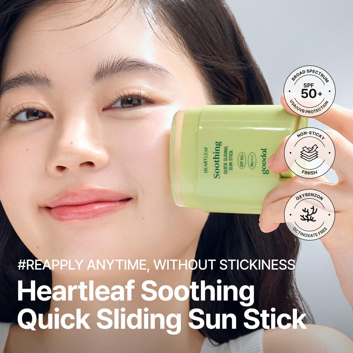 Heartleaf Soothing Quick Sliding Sunscreen Stick