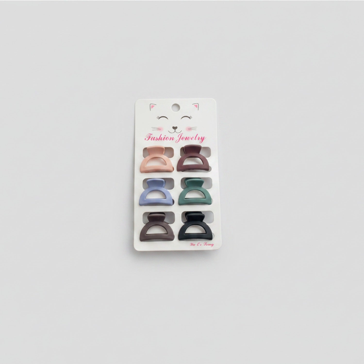 Mini Claw Clips Six-Pack Set Navy