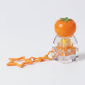 Fruit Charm Keychain With Light - Orange Tomato