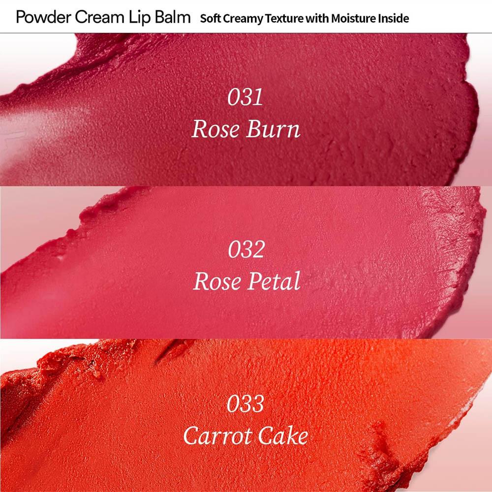 Powder Cream Lip Balm (031 Rose Burn) 031.Rose Burn