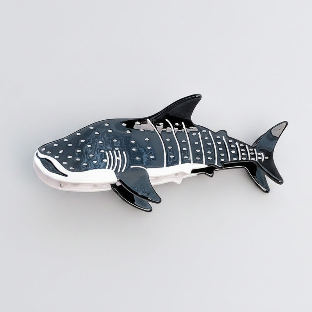 Whale Shark Spotted Dark Blue Hair Claw – hair accessories (view 1)