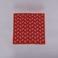 Mini Horse Print Silk Scarf - Red