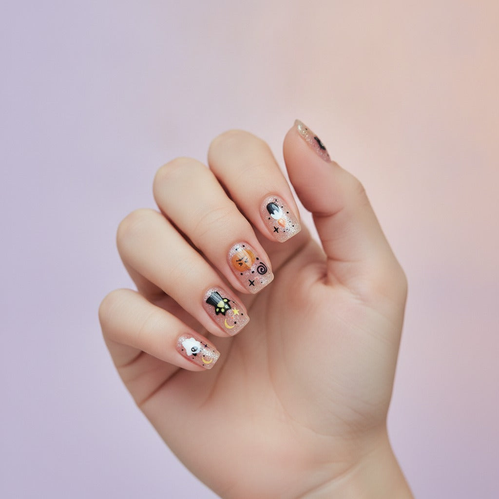 Spooky Season Press-On Nail Set - Spooky Mix