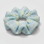 Pastel Floral Fabric Hair Scrunchie Set – hair accessories (view 1)