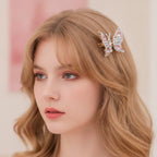 Butterfly Sparkle Hair Claw - Pink