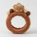 Teddy Bear Fuzzy Hairband With Charm – hair accessories (view 1)
