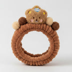 Teddy Bear Fuzzy Hairband With Charm – hair accessories (view 1)