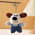 Cute Dog Plush Keychain Backpack Charm Gift - Type 1