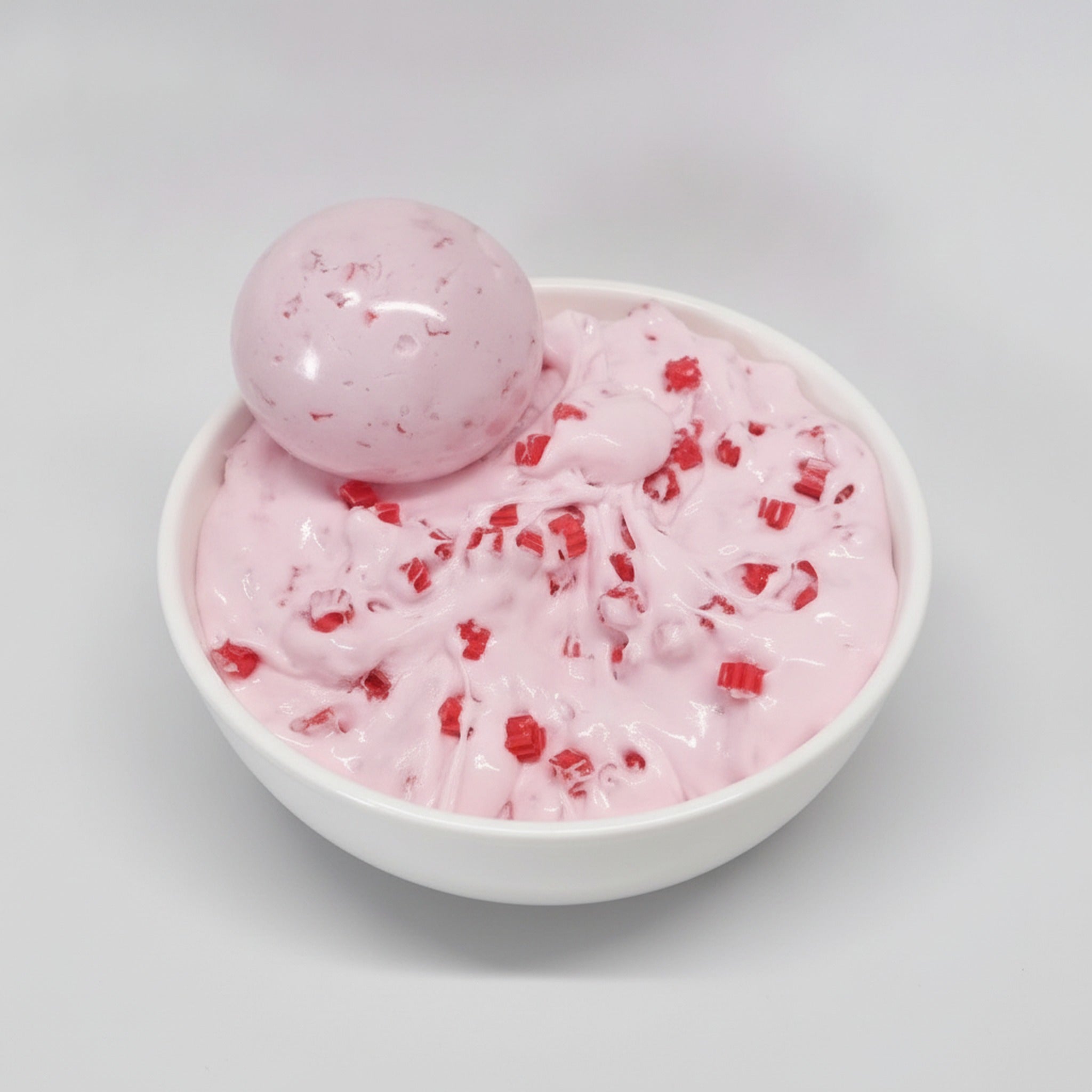 Creamy Squishy Dessert Bowl - Strawberry Peach