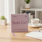 Todo List Hardcover Notebook - Purple