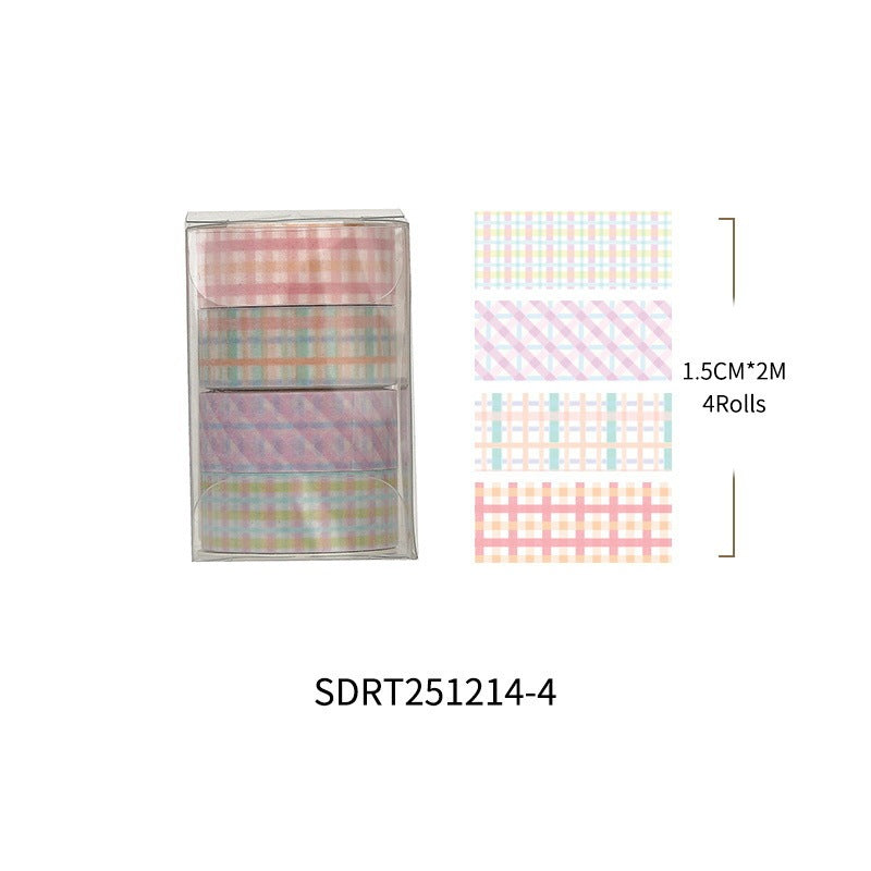 Sweet Princess Series Washi Tape Set (4 Rolls) - Type 2
