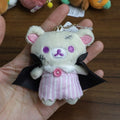 Halloween Pumpkin Bear Plush Keychain Cute Bag Charm Toy - Type 2
