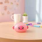 Sparkly Squishy Salamander Charm - Pink