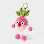 Tiny Bear Crochet Keychain DIY Kit - Carrot Red