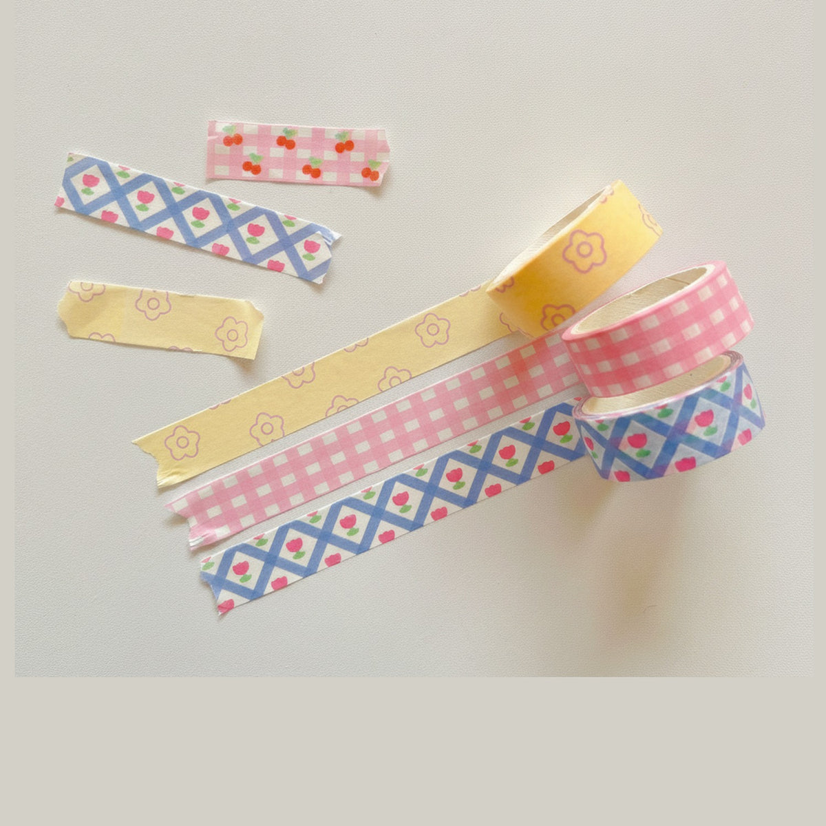 Decorative Tape Set - Blue Geometric