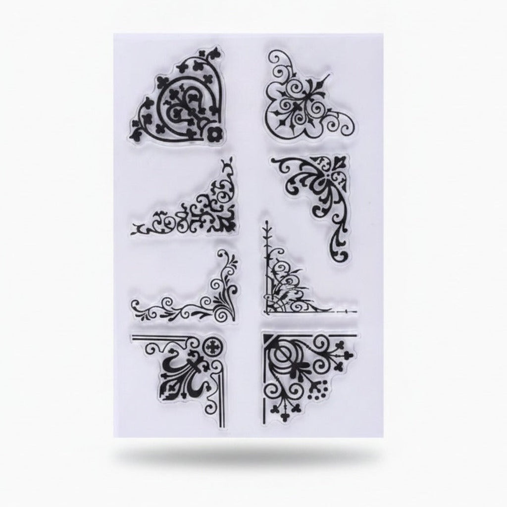 Ornate Corners Clear Stamp Set