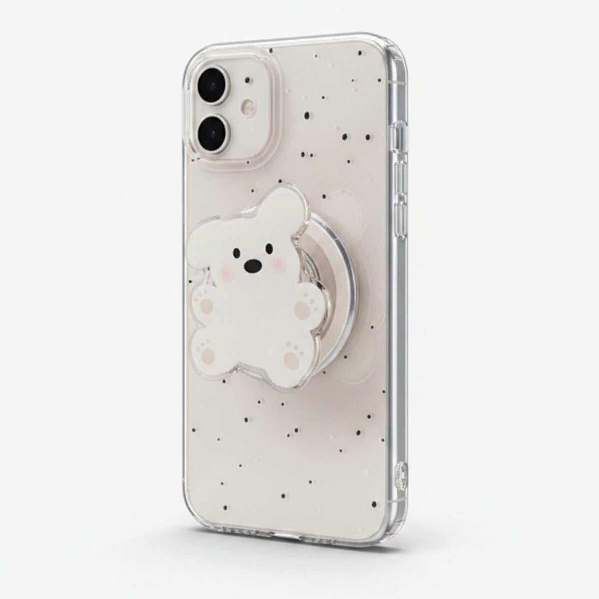 Cute Animal Magnetic Grip Phone Case – tech (view 1)