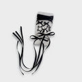 Star Bow Hair Clip Set Black