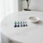 Sage & Navy Press-On Nail Set