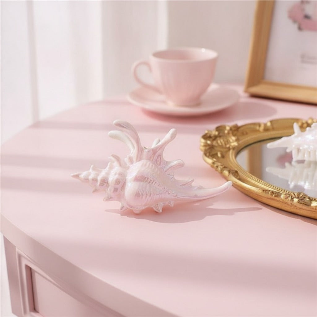 Shell Claw Hair Clip - Hot Pink