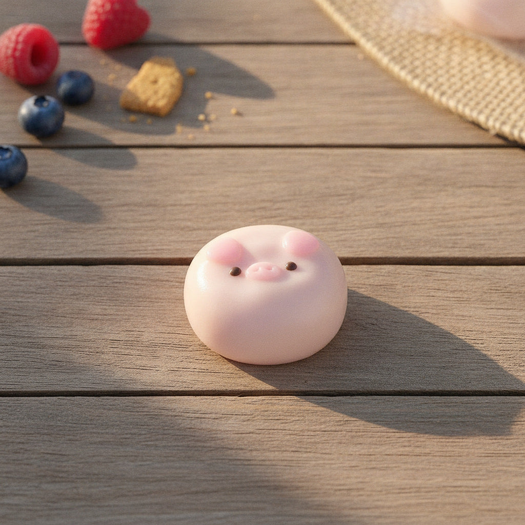 Mini Pig Squishy Buddy - Blush Pink