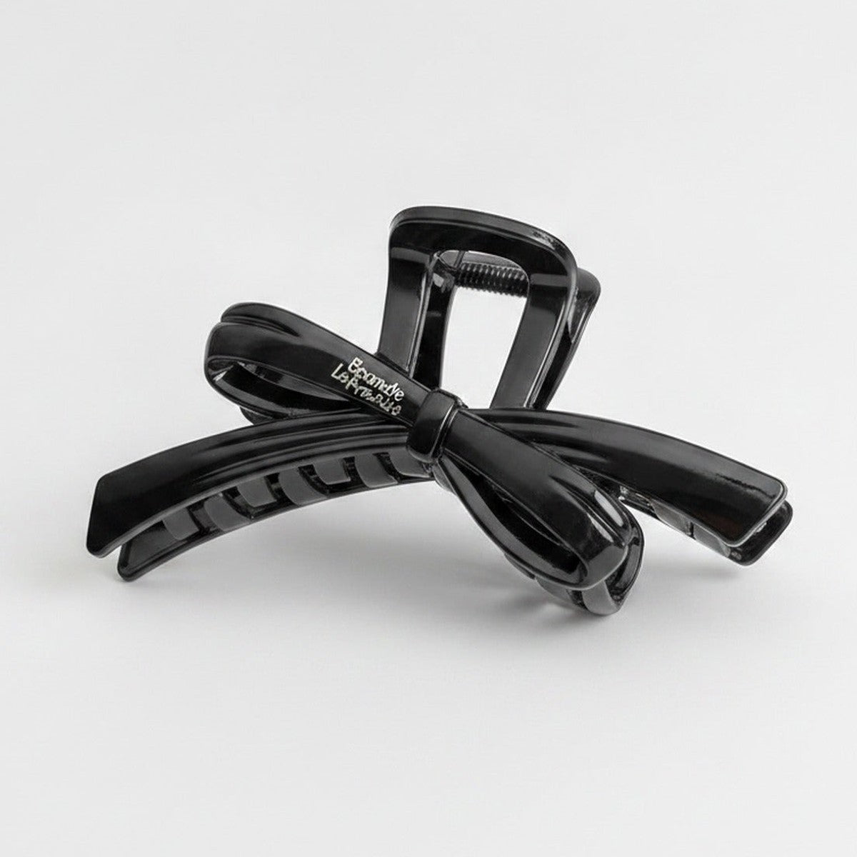 Bow Hair Claw Clip - Black 12.4cm – hair accessories (view 1)