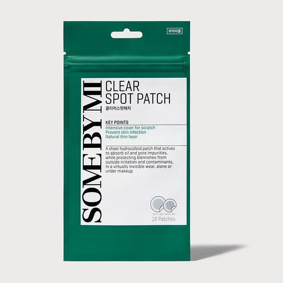 Clear Spot Patch 18pcs (10mm*9ea + 12mm*9ea)
