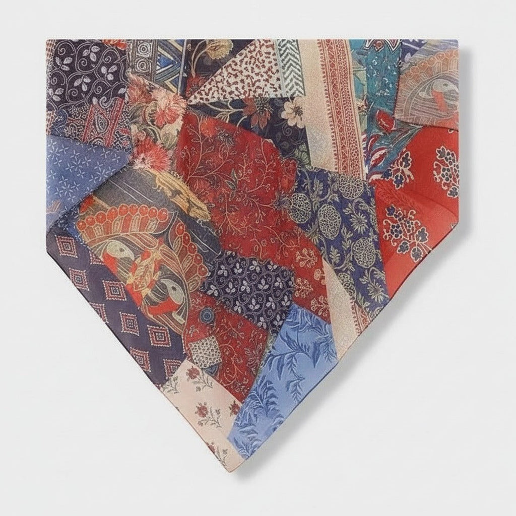 Paisley Bandana Scarf - Cream