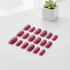 Press-On Nail Set - Wine Gloss