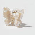 Pearl Butterfly Hair Claw Clip - Beige Butterfly Claw Clip – hair accessories (view 1)