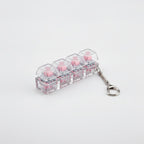 Mini Mechanical Keyboard Keychain - Pink Switch