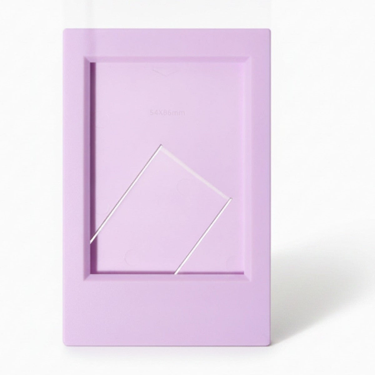 Rectangular Photo Frame with Stand - Lilac Purple – stationery (view 1)