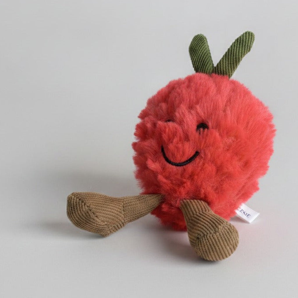 Smiling Cactus Fruit Keychain - Red