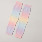 Pastel Gradient Slouch Socks - Pink Gradient
