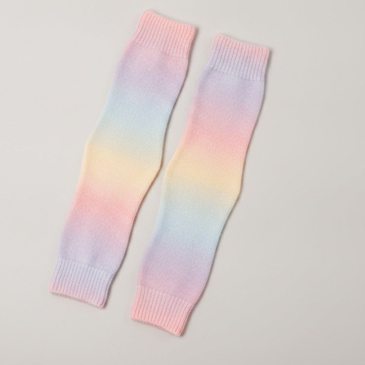 Pastel Gradient Slouch Socks - Pink Gradient