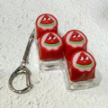 Watermelon Keycap Keychain - Z-Shape