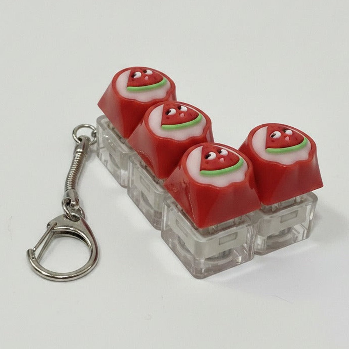 Watermelon Keycap Keychain - L-Shape