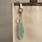Heart Keycap Light-Up Keychain - Clear