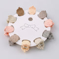 Flower Hair Clips Set - Tan Strawberry – hair accessories (view 1)